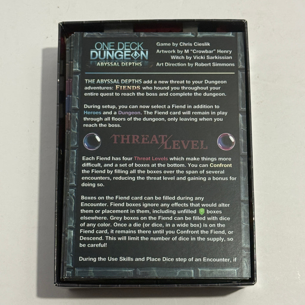One Deck Dungeon: Forest of Shadows w/ Extras