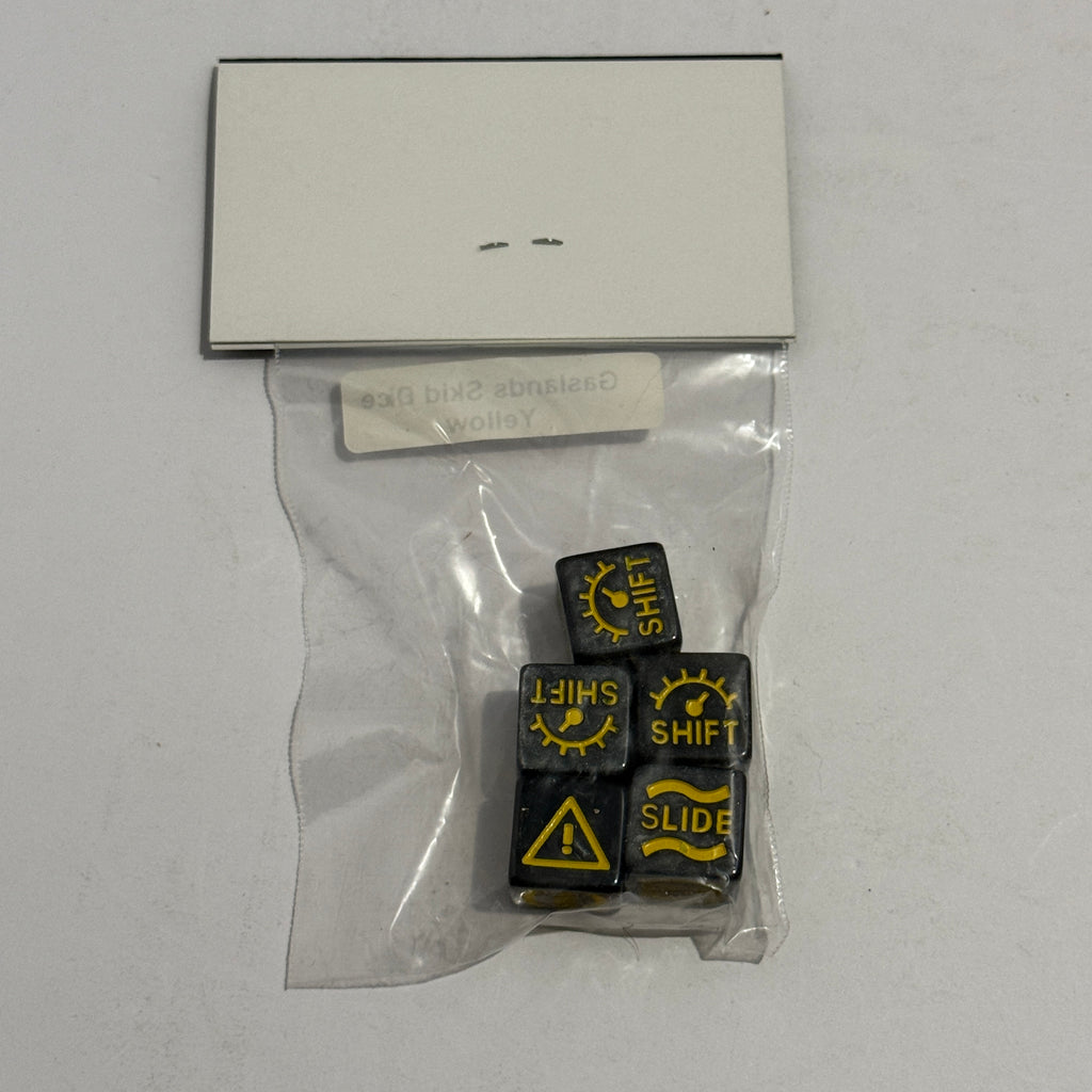 Gadzooks Gaming Gaslands Skid Dice (5) Yellow