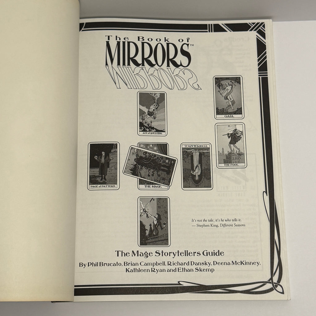 Mage: The Ascension The Book of Mirrors Storytellers Guide
