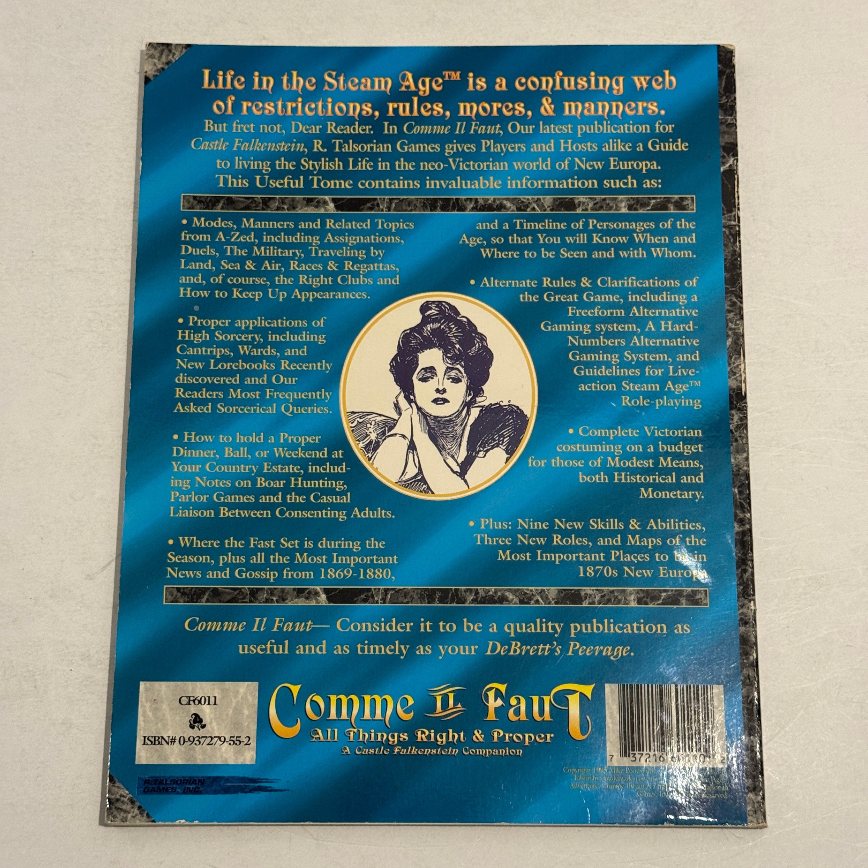 Castle Falkenstein RPG Comme Il Faut CF6011