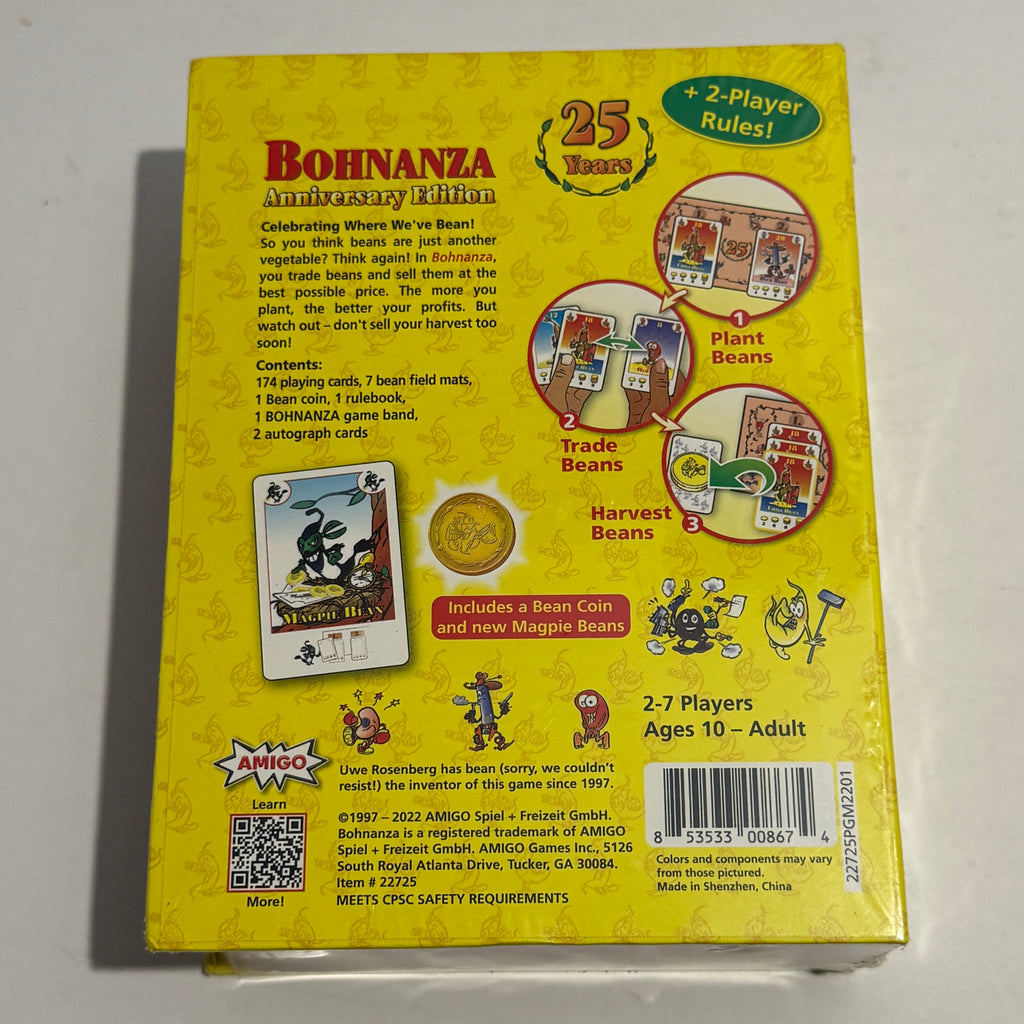 Bohnanza Card Game 25th Anniversary Edition