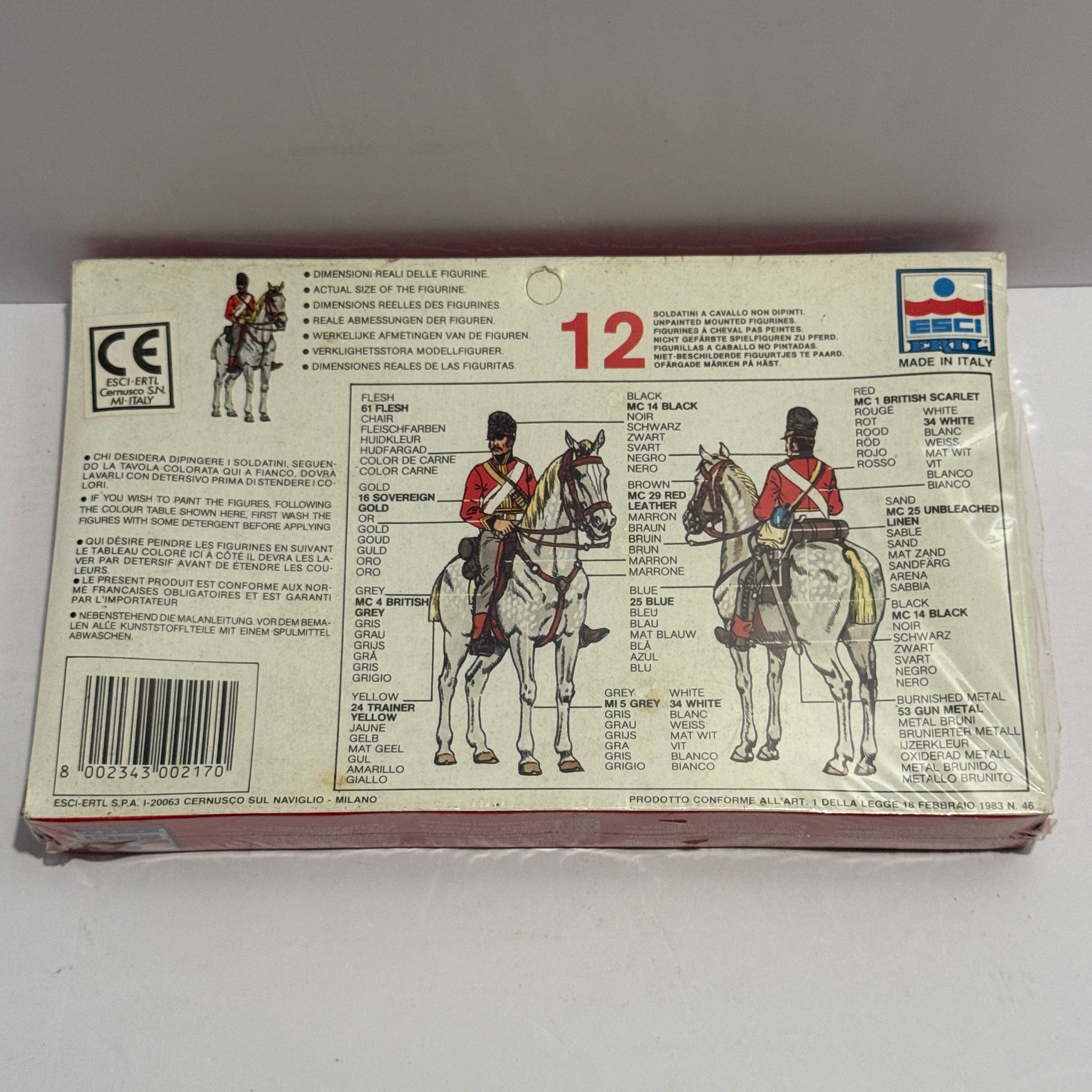 ESCI ERTL Scots Greys British Cavalry 1/72 Scale Model Kit #217