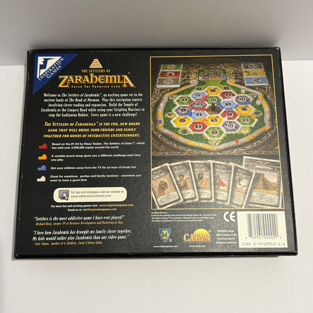 Settlers of Zarahemla: Enter the Promised Land