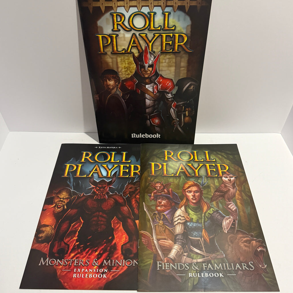 Roll Player Board Game Kickstarter Big Box w/ 2 Expansions
