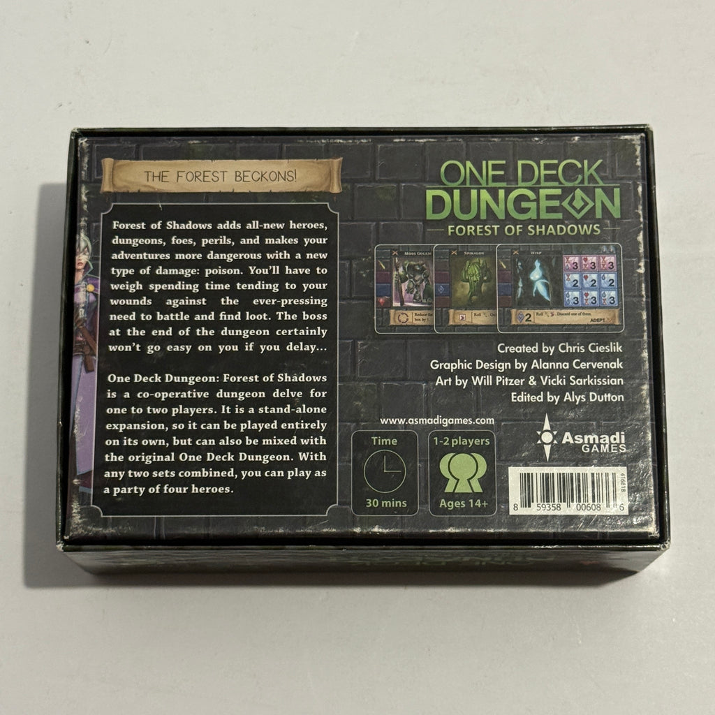 One Deck Dungeon: Forest of Shadows w/ Extras