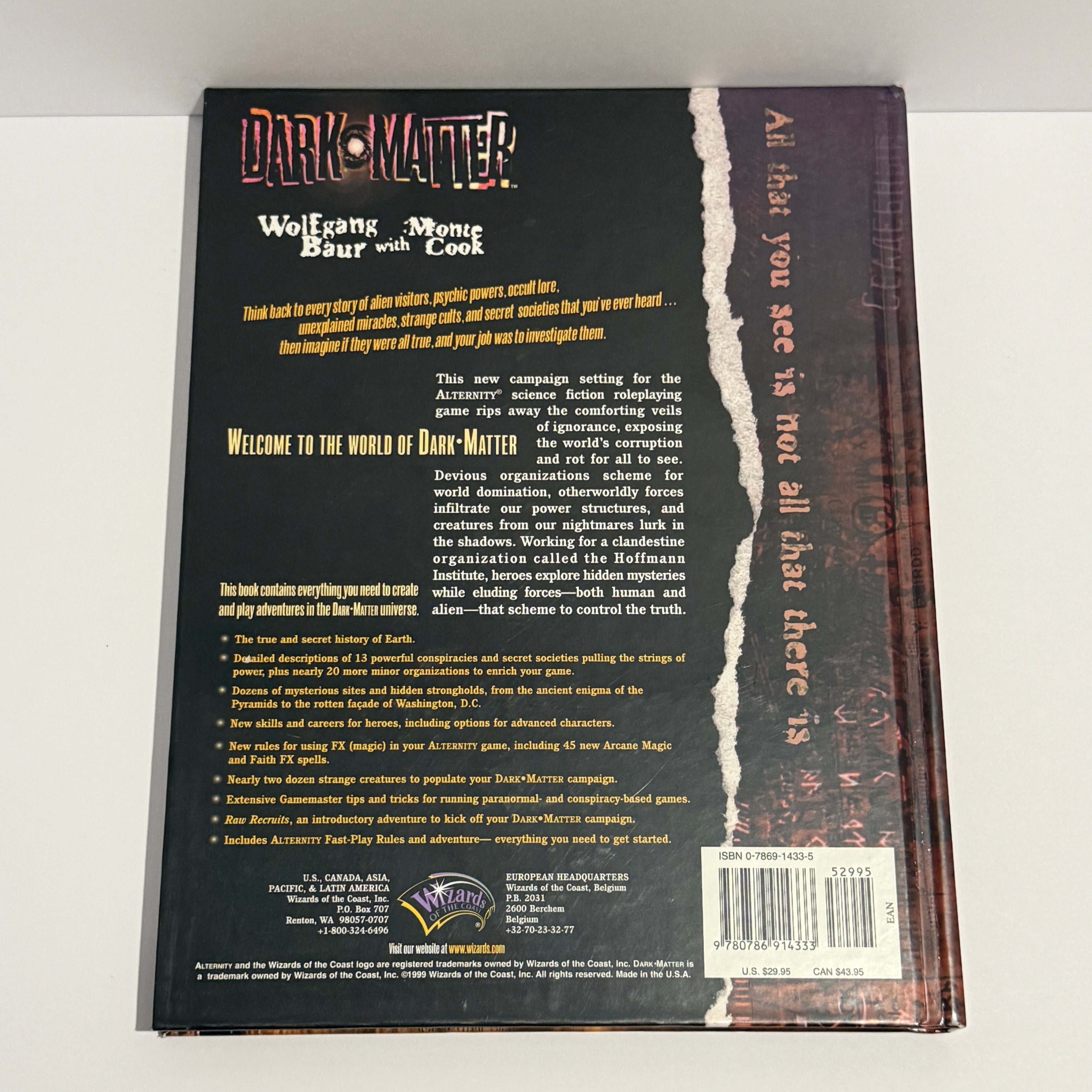 Alternity: Dark Matter Campaign Setting