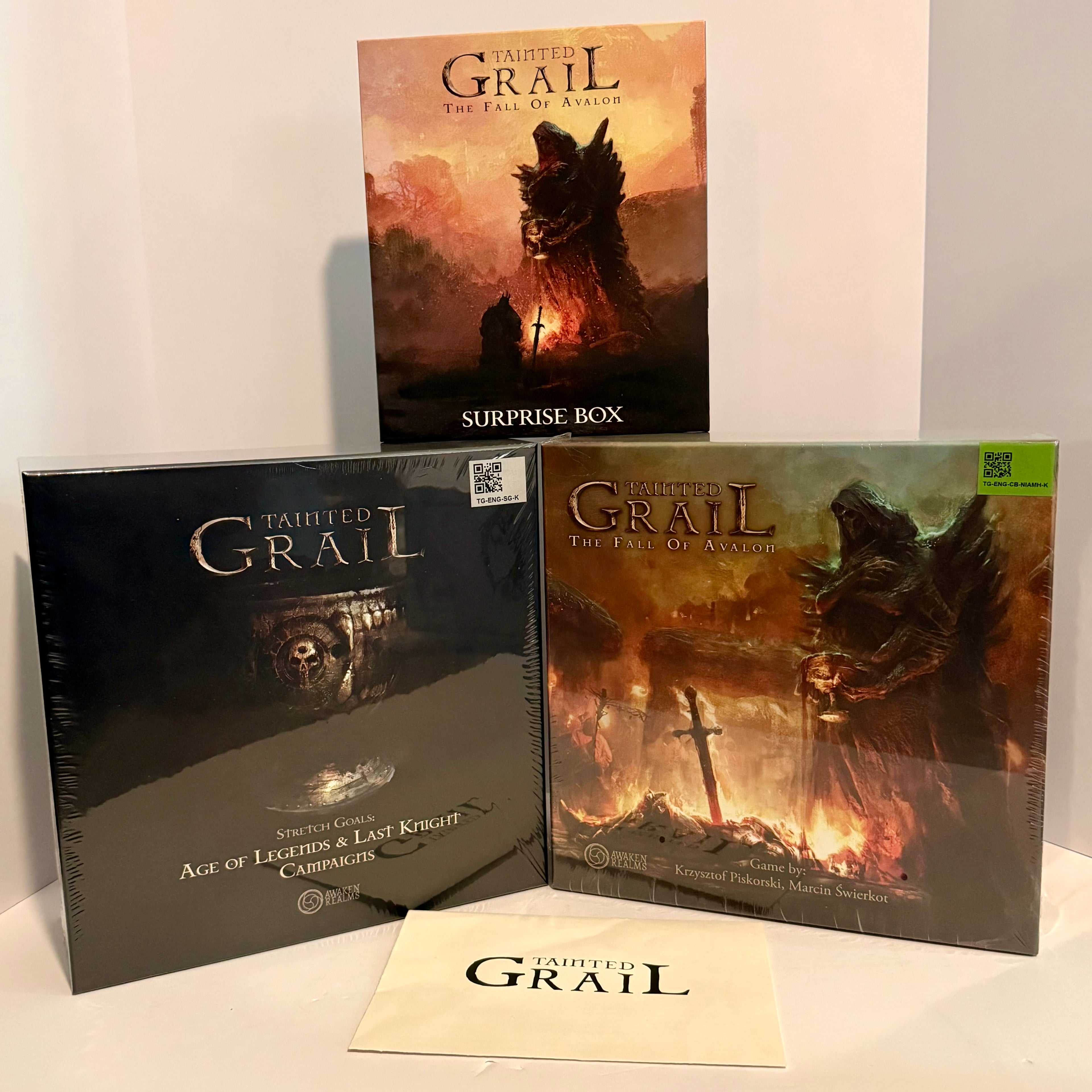 Tainted Grail: Fall of Avalon Board Game Kickstarter Edition w/ Stretch Goals