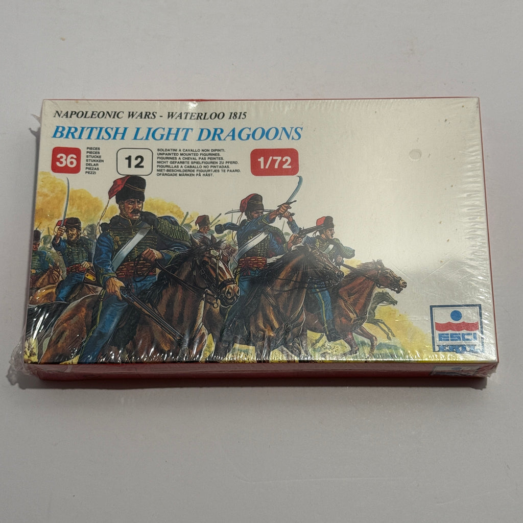 ESCI ERTL Napoleonic Wars British Light Dragoons Waterloo 1815 #230