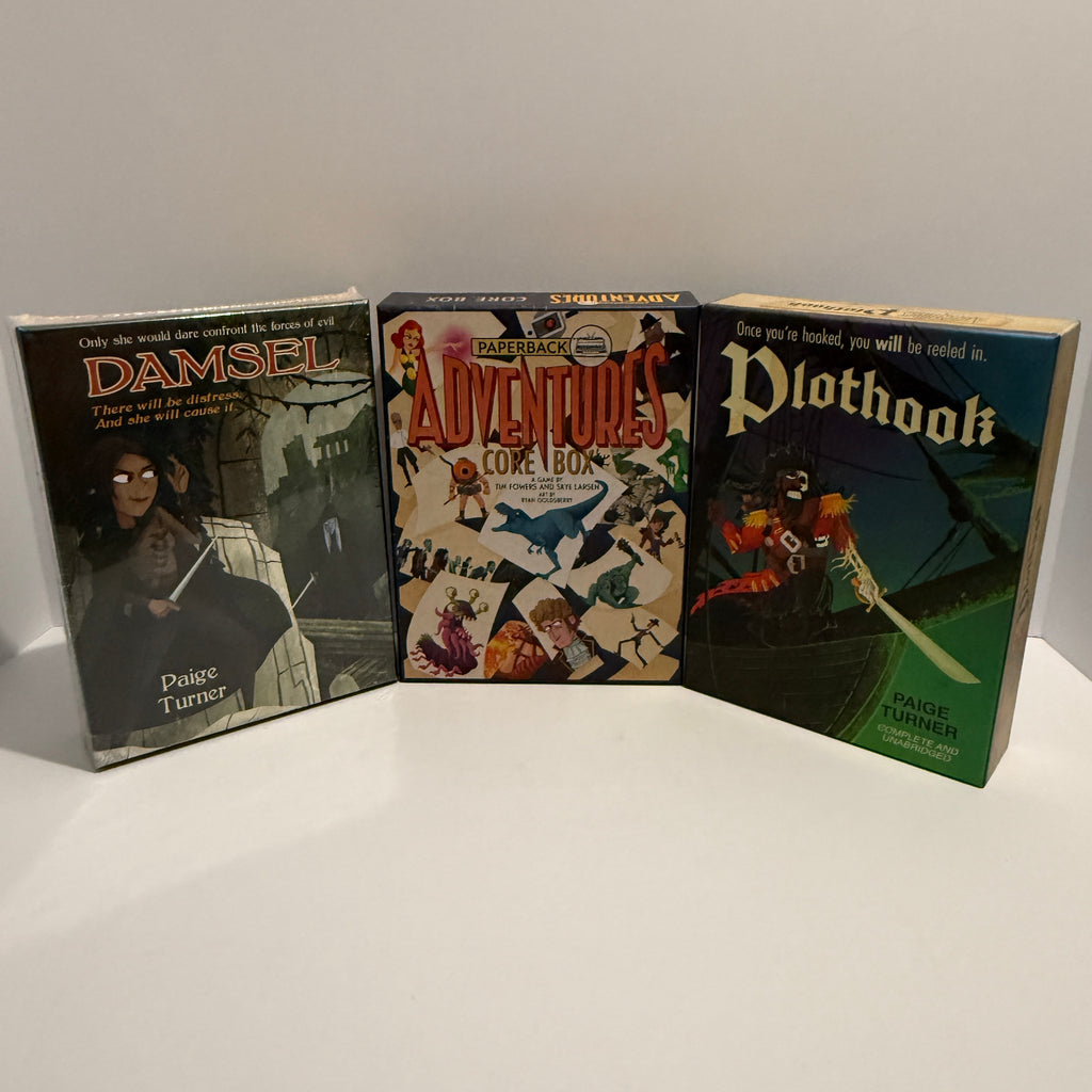 Paperback Adventures Core Box w/ Plothook & Damsel Expansions