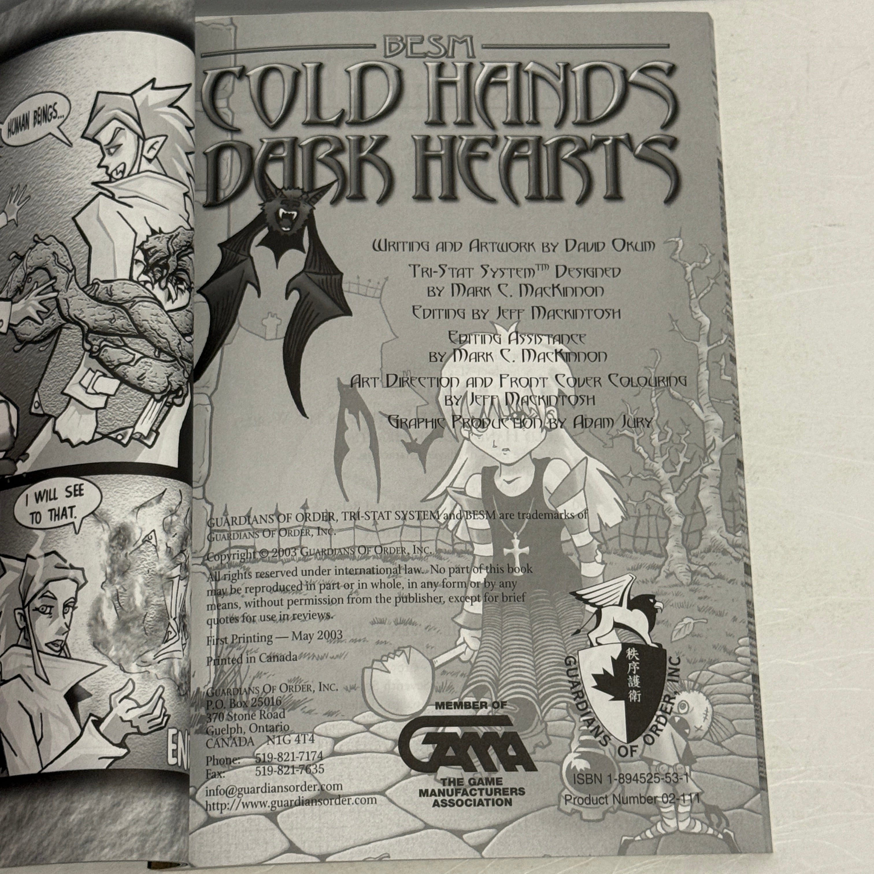 BESM: Cold Hands Dark Hearts