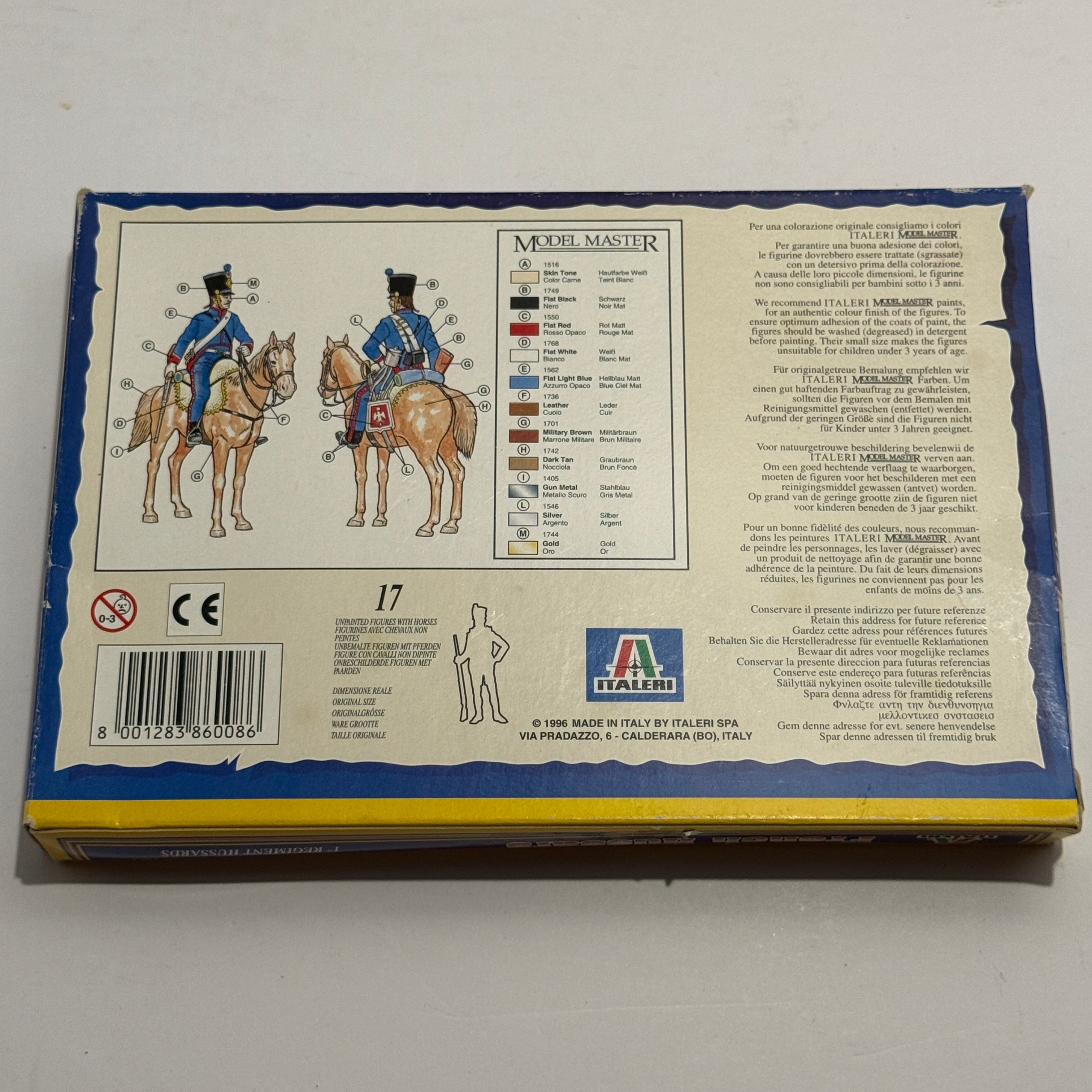 Italeri French Hussars 1 Regiment Hussards 1/72 Scale Model Kit #6008