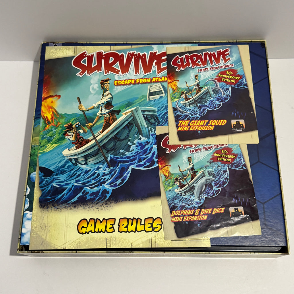 Survive: Escape from Atlantis 30th Anniversary Ed. w/ 2 Expansions