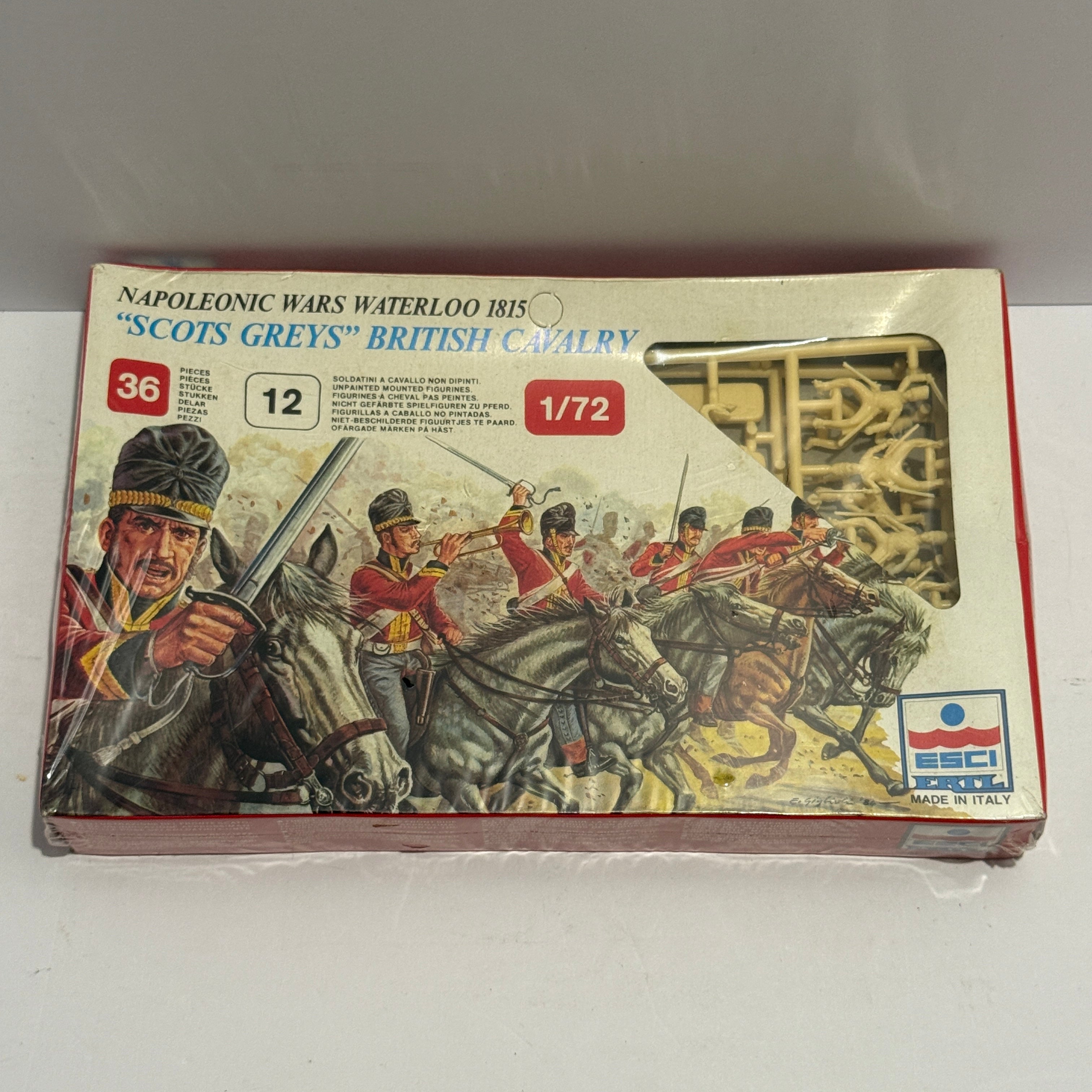 ESCI ERTL Scots Greys British Cavalry 1/72 Scale Model Kit #217