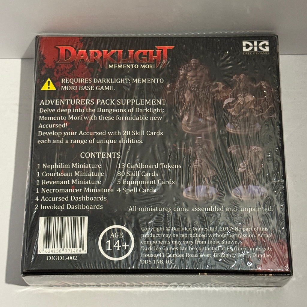 Darklight: Memento Mori Adventurers Pack Supplement