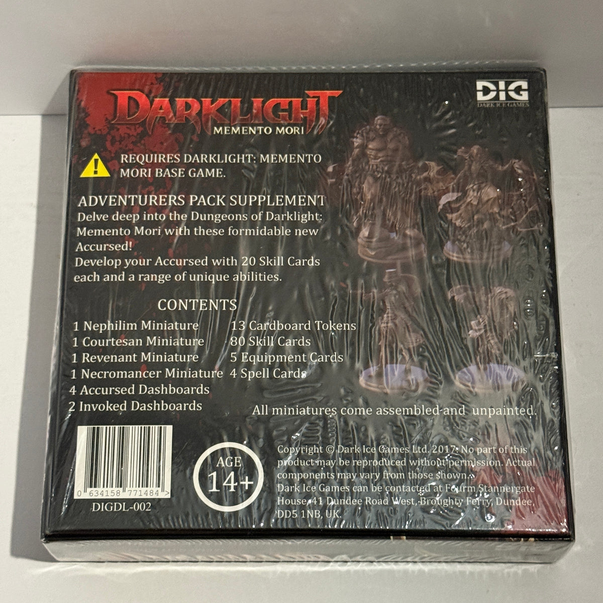 Darklight: Memento Mori Adventurers Pack Supplement