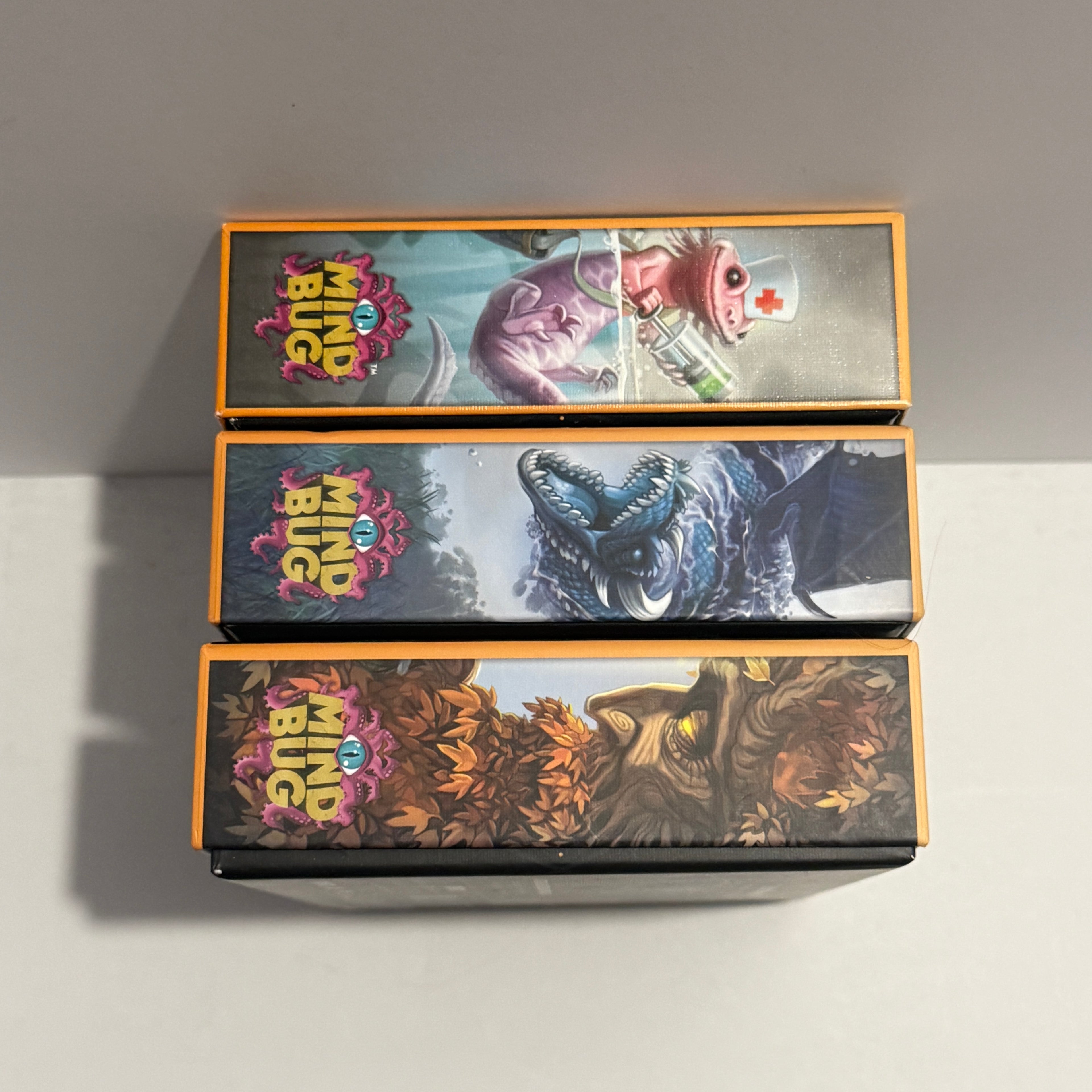 Mindbug Board Game Bundle (First Contact, Beyond Evolution, Beyond Eternity)