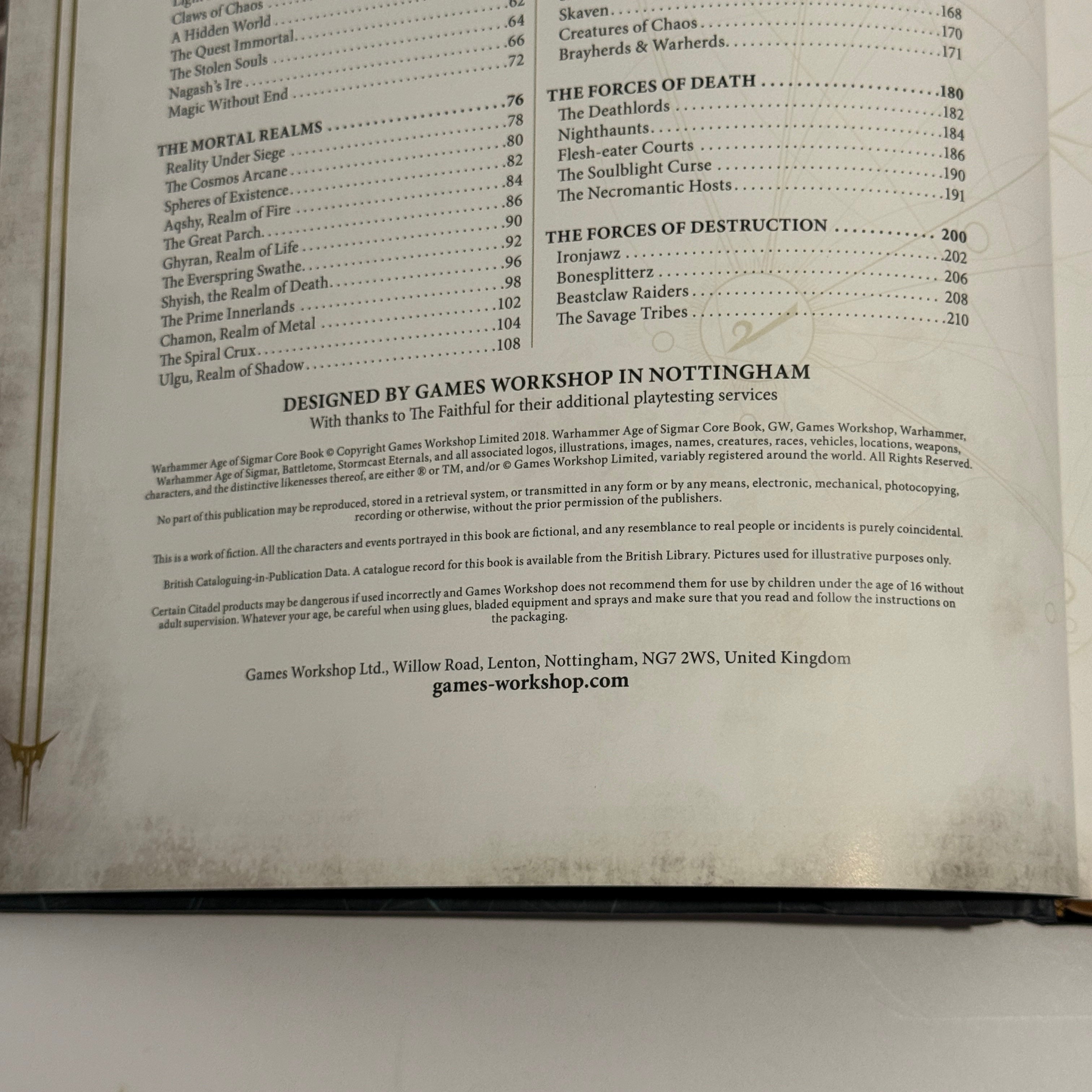 Warhammer: Age of Sigmar 2nd Edition Core Book
