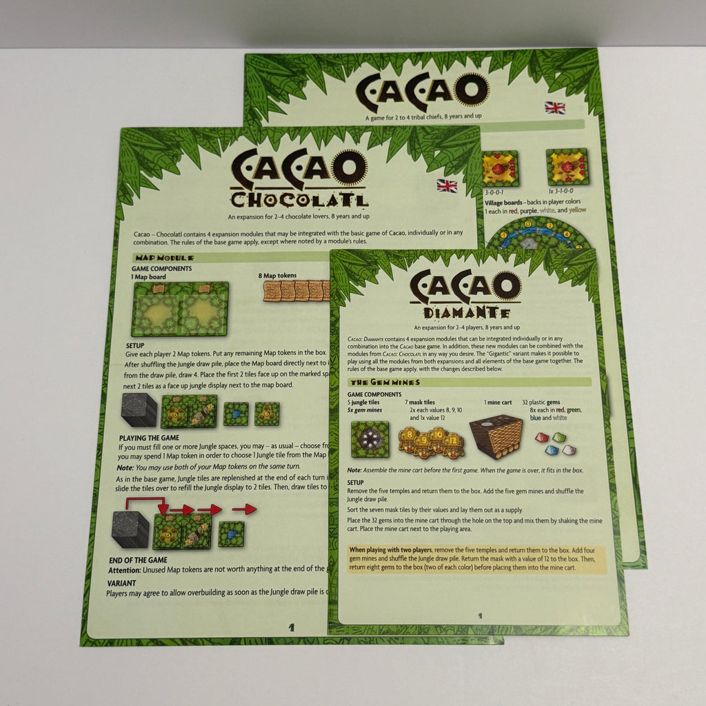 Cacao w/ Chocolate and Diamante Expansions