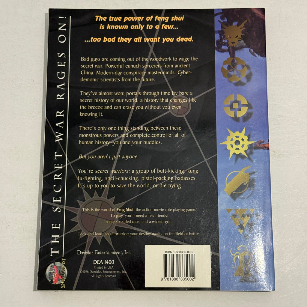 Feng Shui Shadowfist RPG Book DAE1400