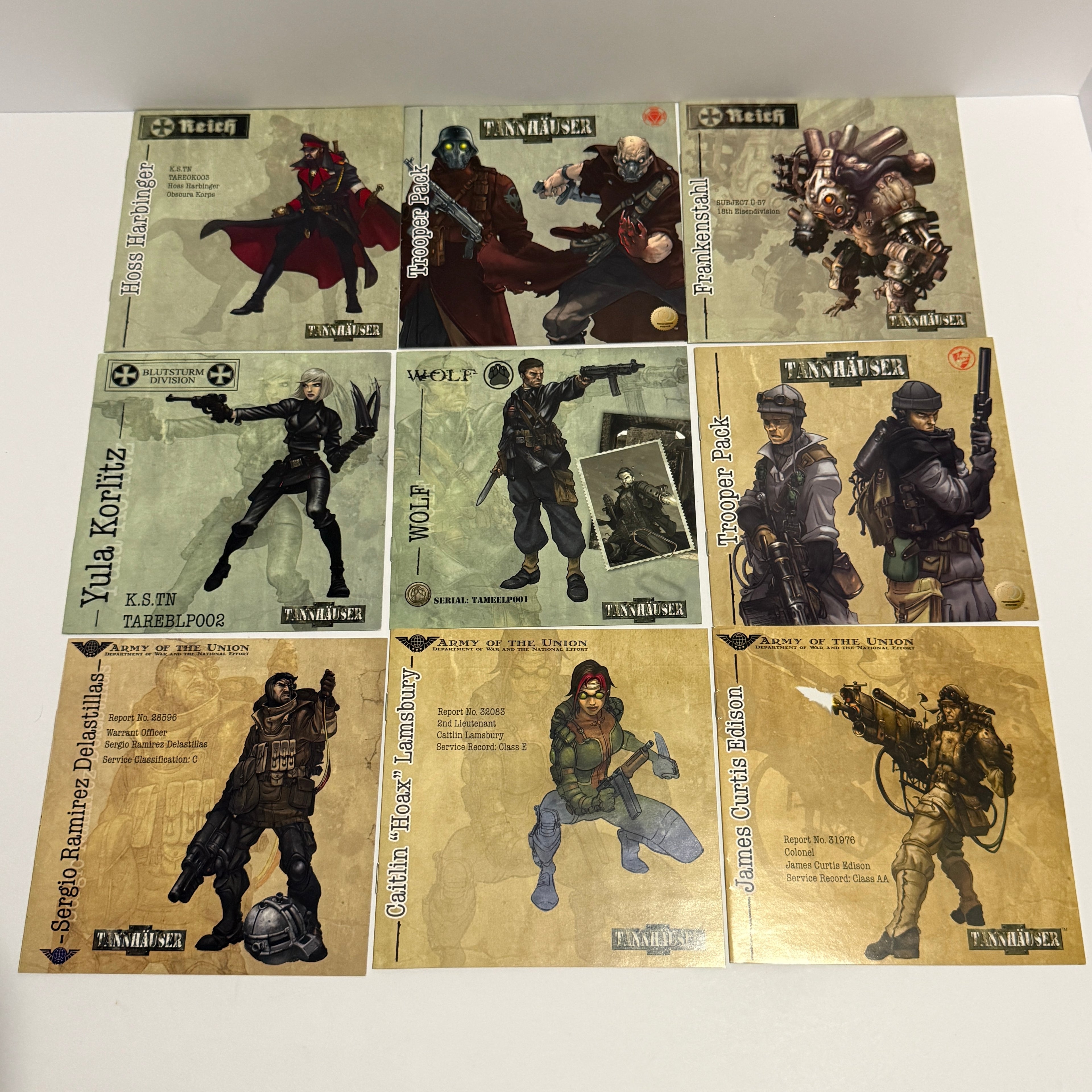 Tannhauser Board Game Complete Collection / All Expansions