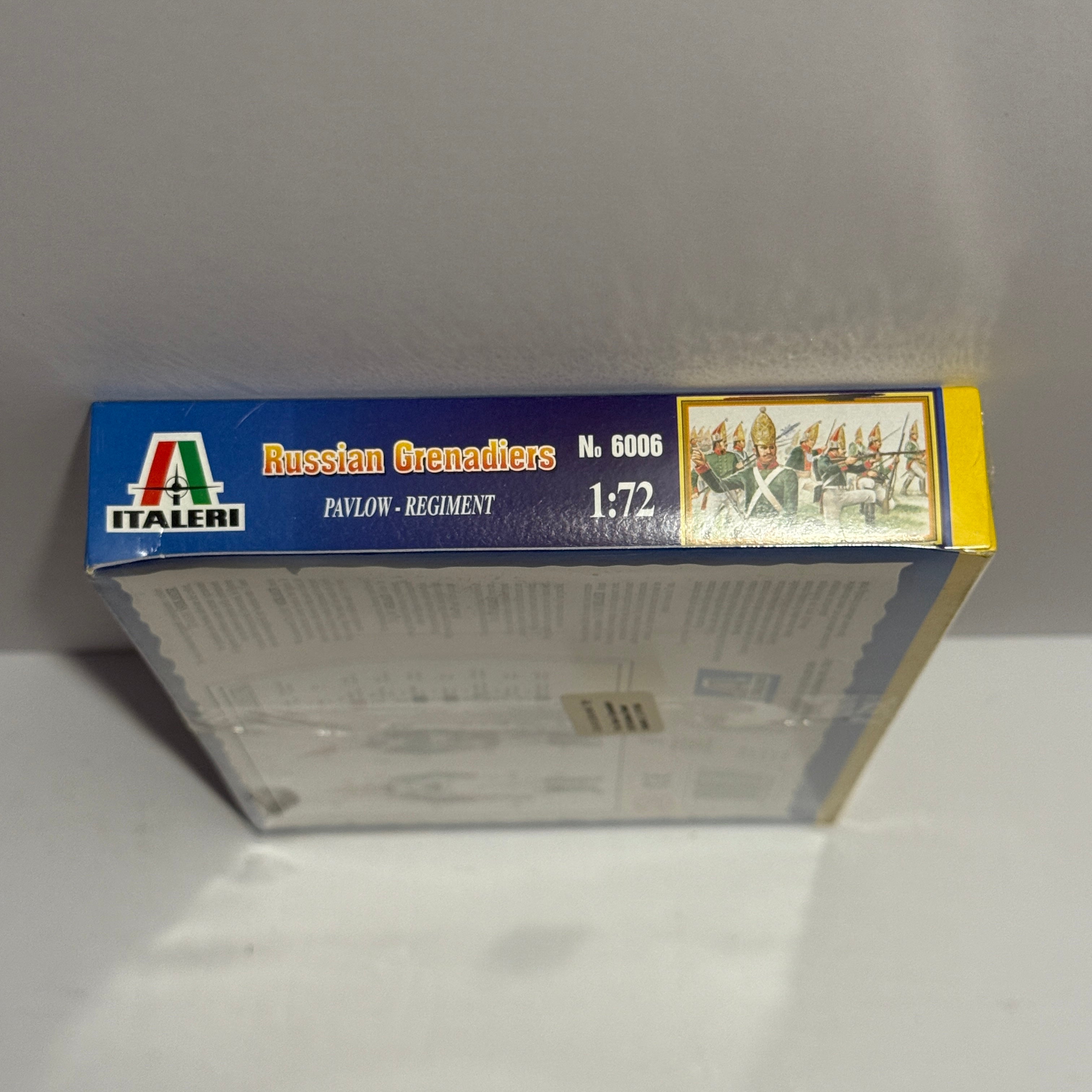 Italeri Russian Grenadiers Pavlow Regiment 1/72 Scale Model Kit #6006