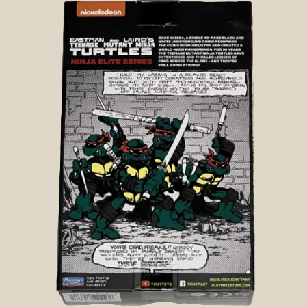 TMNT Ninja Turtles Elite Series Complete Set of 4 Figs.